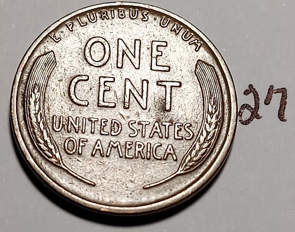 1919 Lincoln Wheat Cent #27