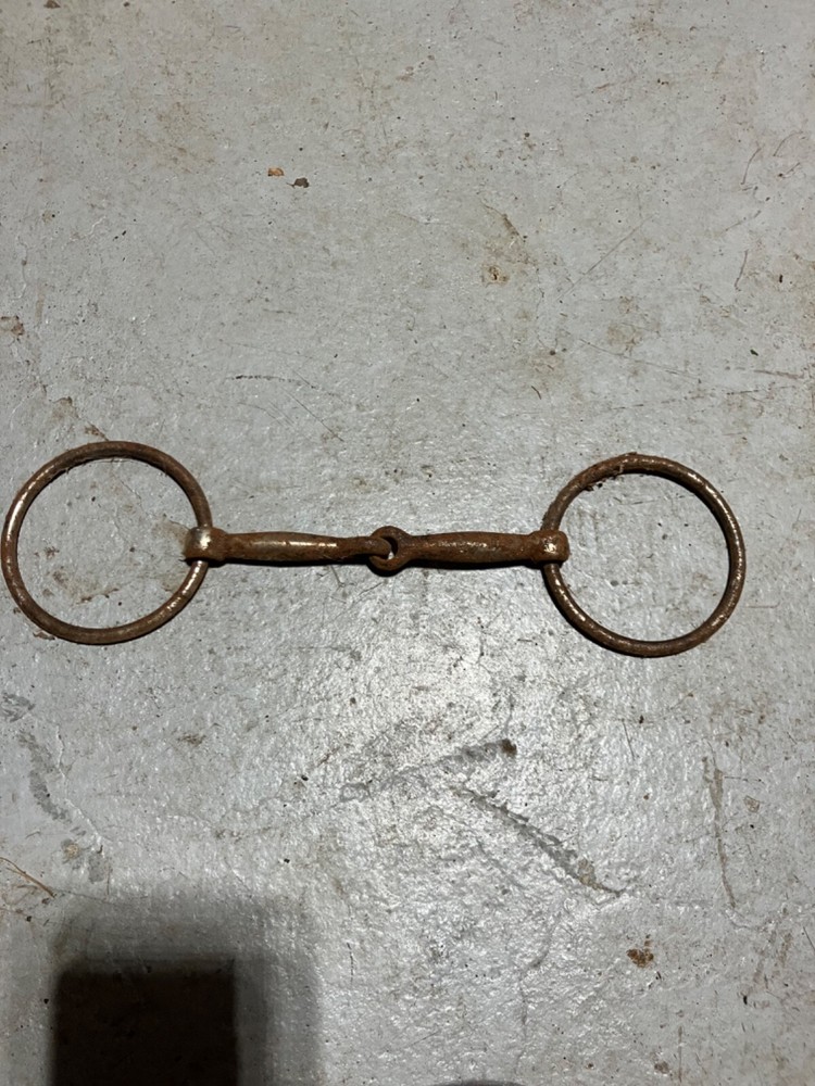 O Ring Snaffle horse bit