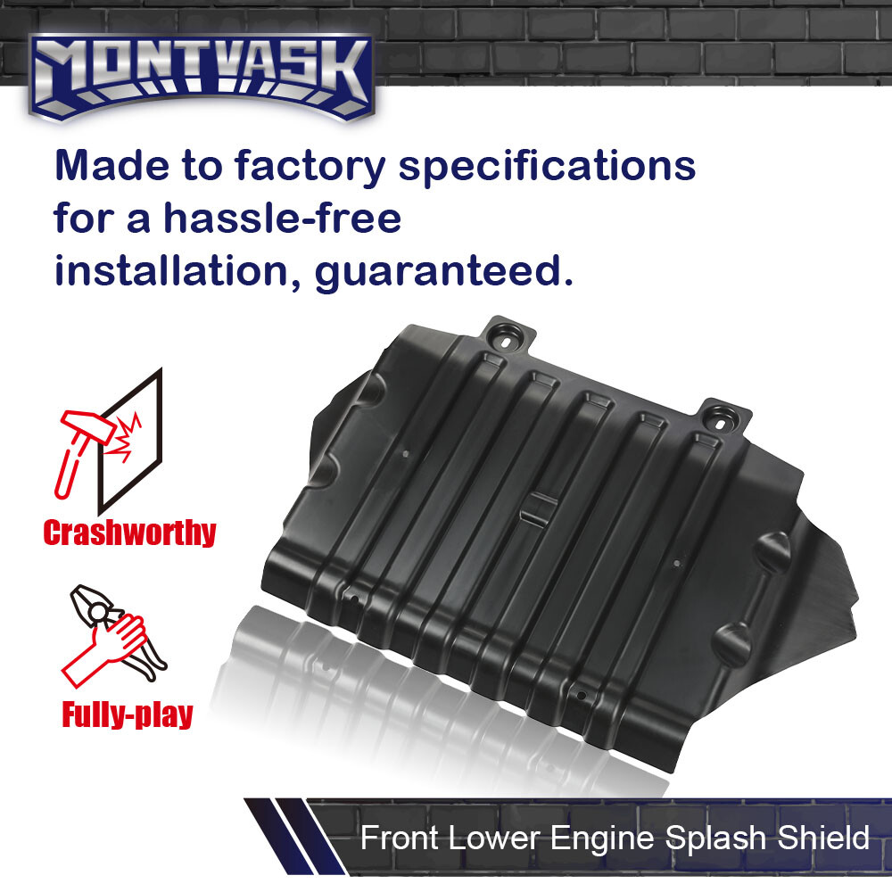 Fit For 07-13 Silverado/ Sierra 1500 / Escalade Front Engine Splash Shield Cover