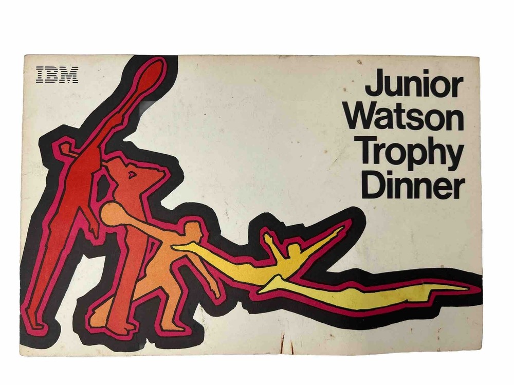 IBM Junior Watson Trophy Dinner 1977 Program Signed by Cathy Rigby Kingston NY