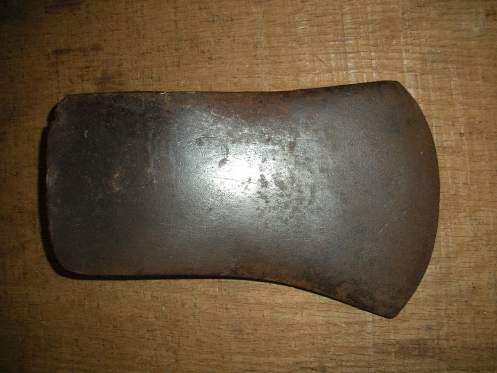 Vintage Embossed VAN CAMP Single Bit AXE Head / 3 lb. 1 oz.