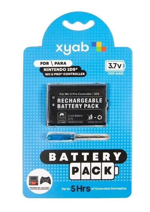 Rechargeable Battery Pack For Nintendo 3DS® / Wii U® Pro Controller