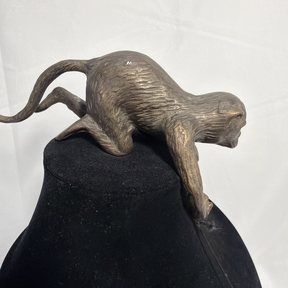 Brass Monkey Chime Outdoor Decoration Unique Cute