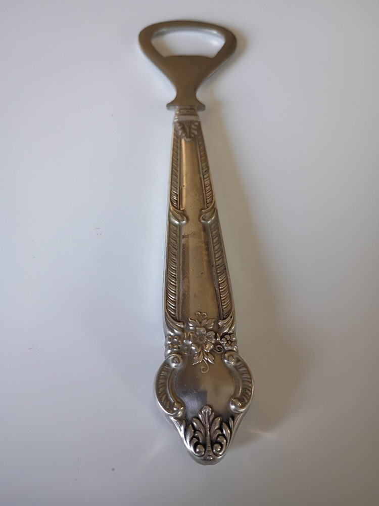Mid-century Sterling Silver Handled 6 In  Bottle Opener