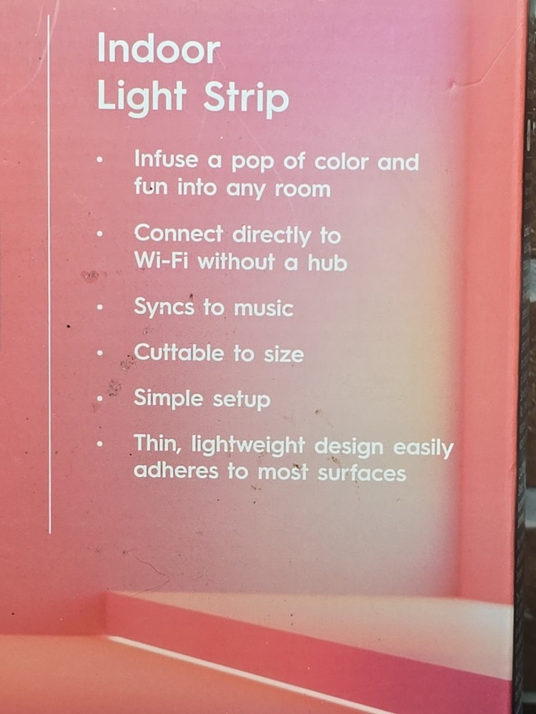 GE Cync Direct Connect Smart Light Strip 16 Ft - Thin Style