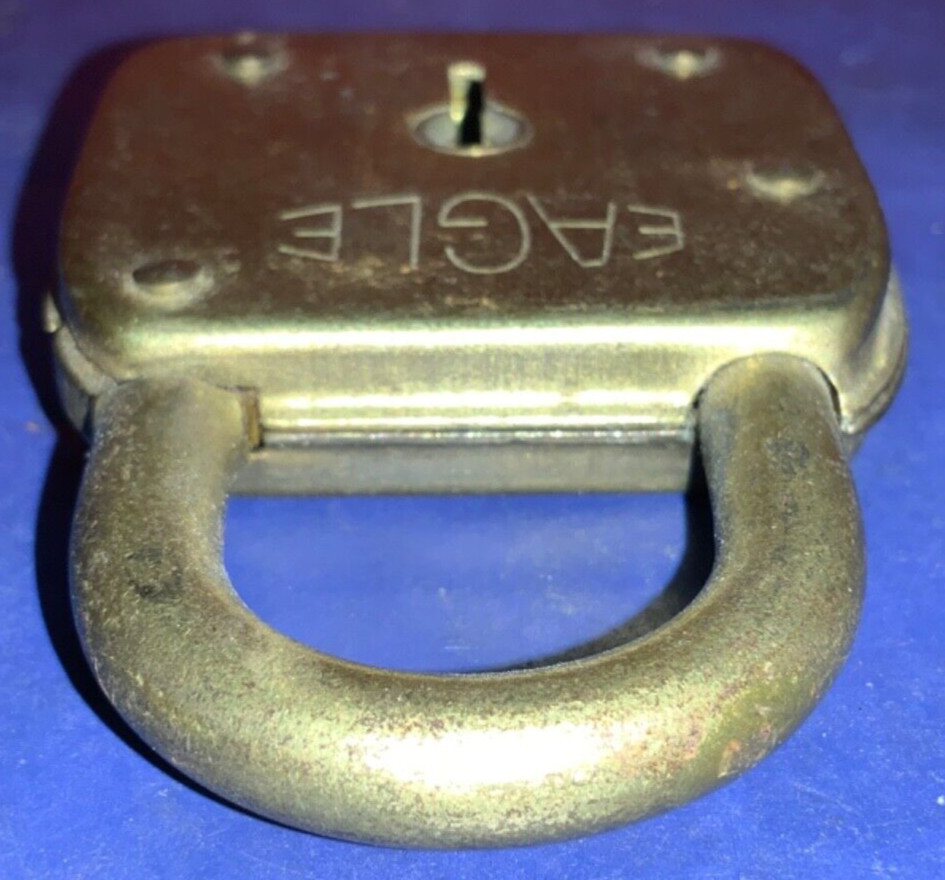 Vintage Eagle Lock Co. 3” Lock - NO KEY - AS IS