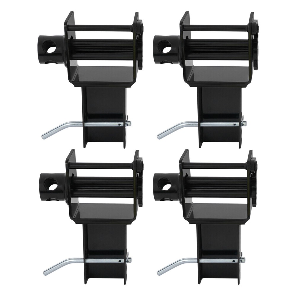 4PCS Heavy-Duty Trailer Winch Set - 5400 LBS Load Capacity, Adjustable Design