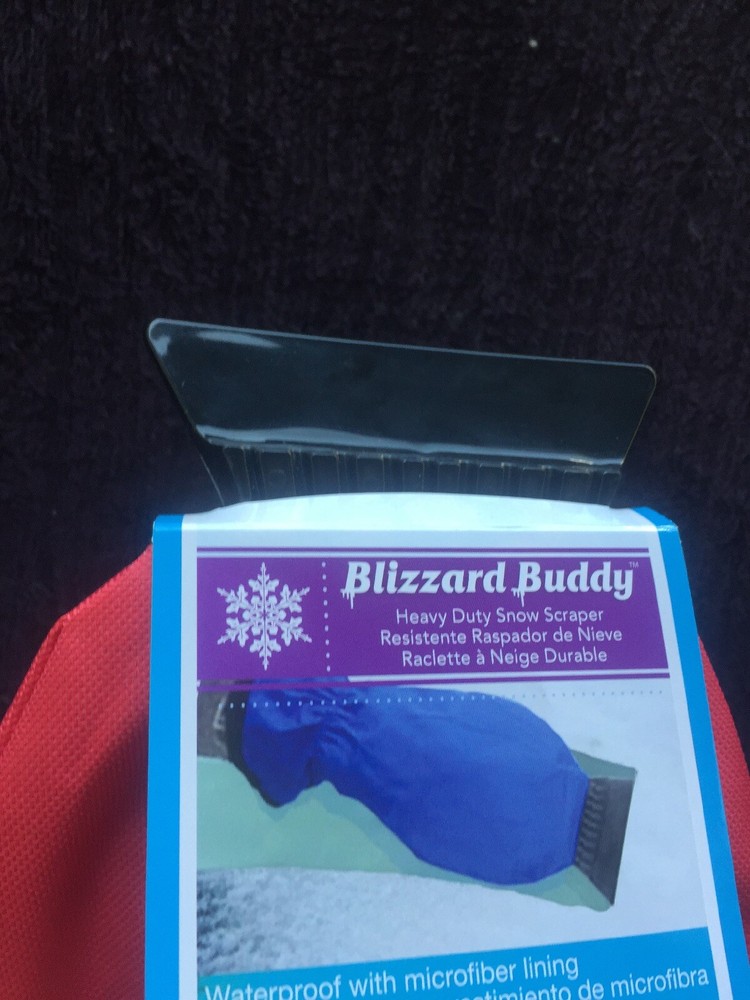 Blizzard Buddy Heavy Duty Snow Scraper- Mitten Waterproof With Microfiber Lining