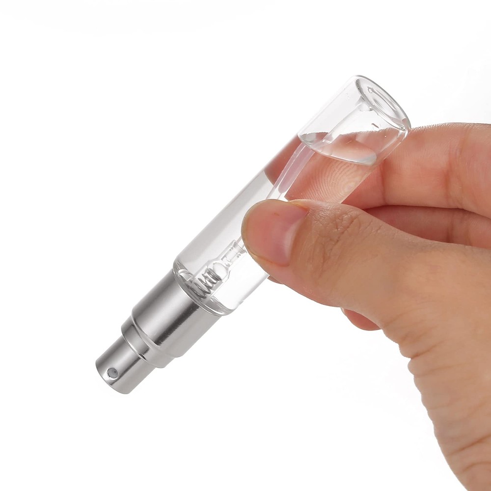 20Pack 10ml Refillable Travel Perfume Atomizer Bottles with Gold Caps