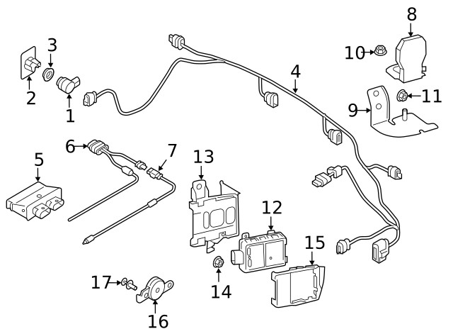 Genuine Audi Antenna 971-035-510-E