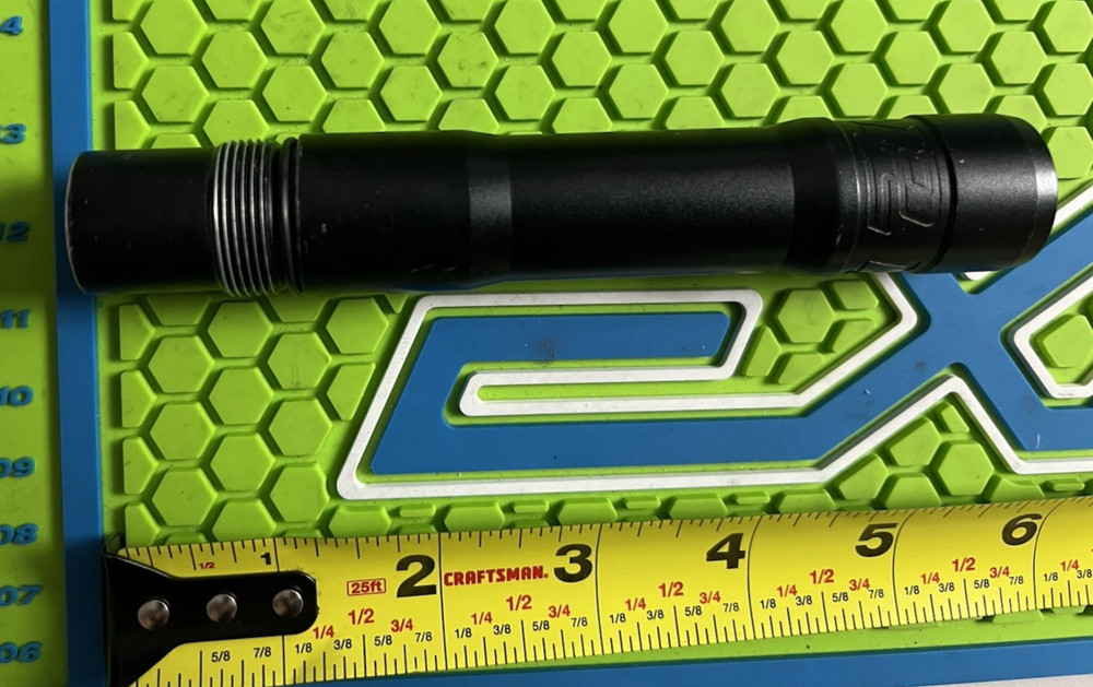 POWERLYTE SCEPTER BARREL BACK + .690 INSERT - BLACK -PAINTBALL AUTOCOCKER THREAD