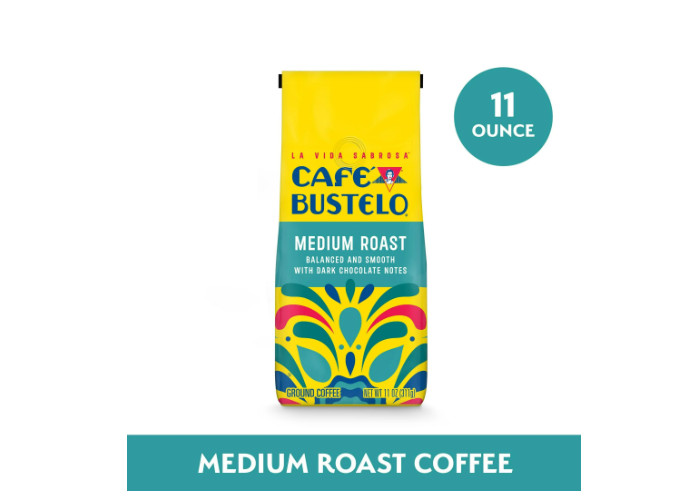 ☕ Cafe Bustelo Medium Roast Ground Coffee (11 oz Bag)