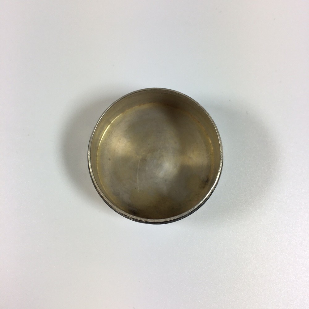 Antique German Solid Sterling Silver Pill Box “Ida” 2.5cm In Height