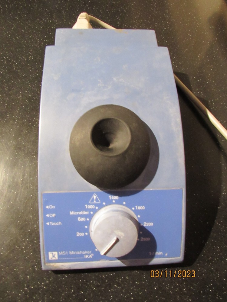 IKA  MS1 Minishaker, Mini Vortex mixer.  GUARANTEED
