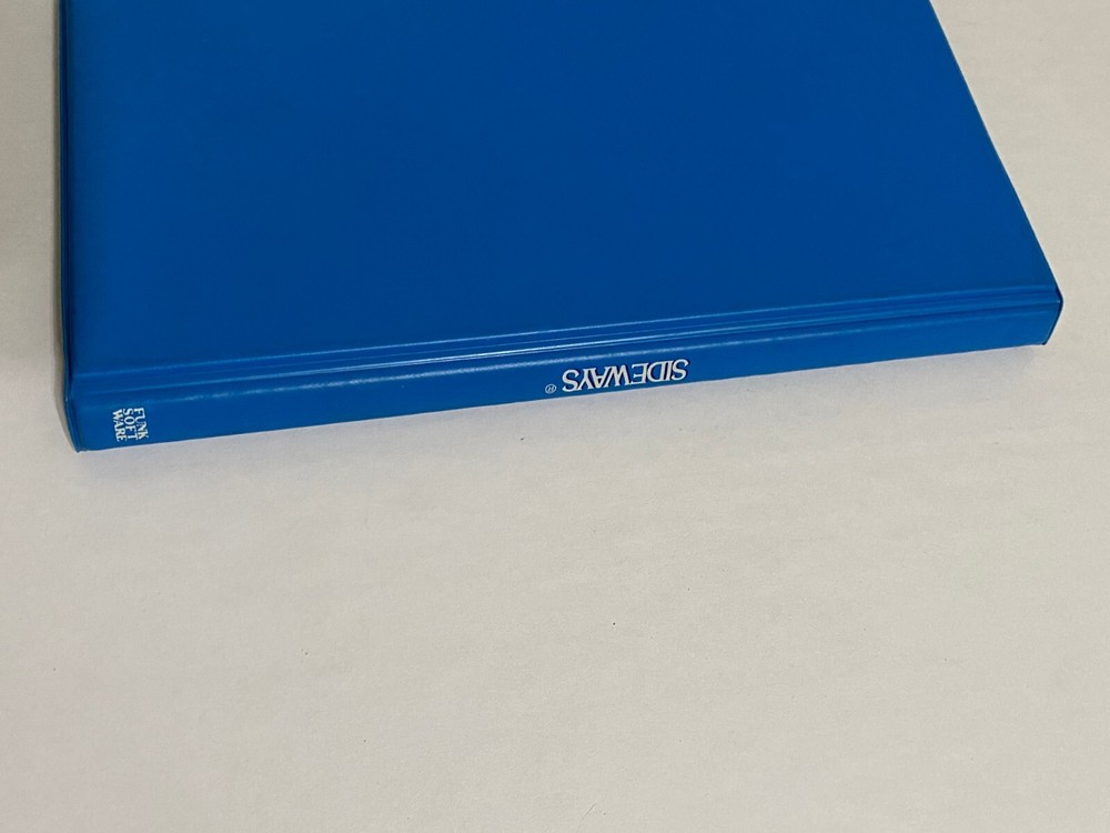 Sideways Software IBM PC Funk MANUAL, 1987 Rotate Spreadsheets for Dot Matrix