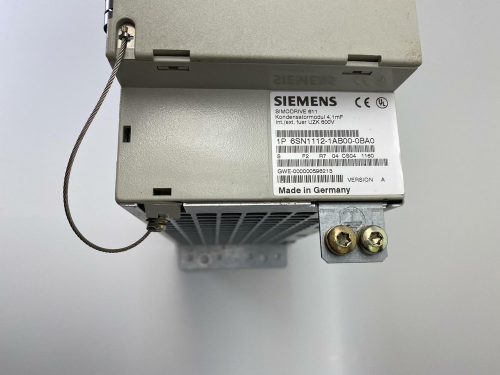 Siemens Capacitor Module 6SN1112-1AB00-0BA0 Simodrive Version A