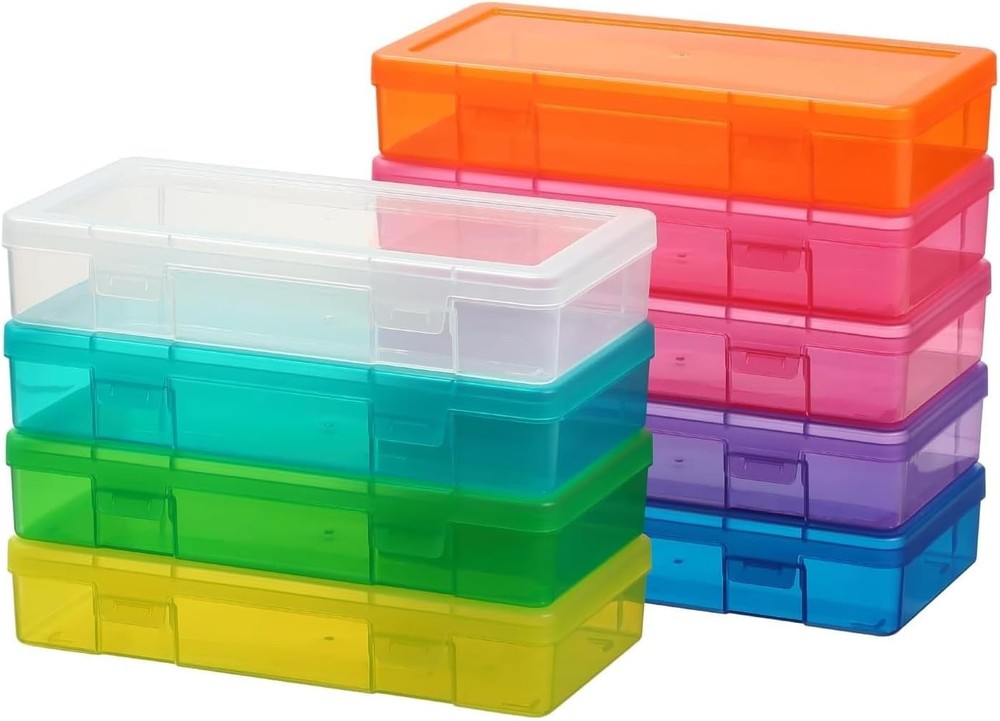 Plastic Clear Stora Containers for Organizing, Craft Stora