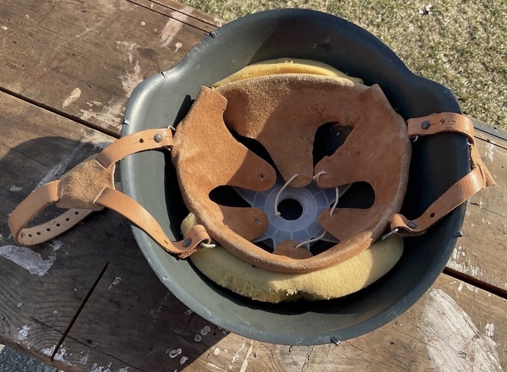 DDR East german helmet size III W/ Net