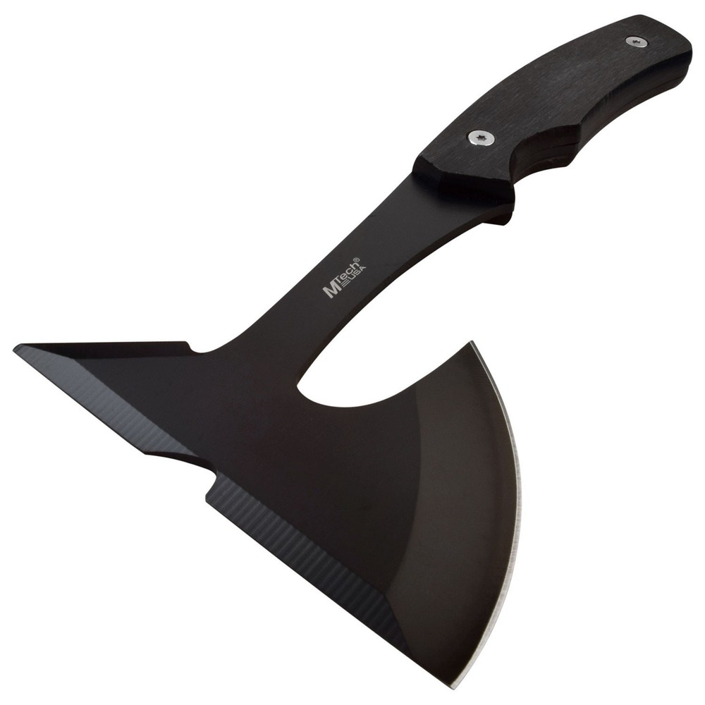 DEFENDER SOLID STAINLESS Heavy Grip Handle Camping Hatchet TACTICAL AXE & Sheath