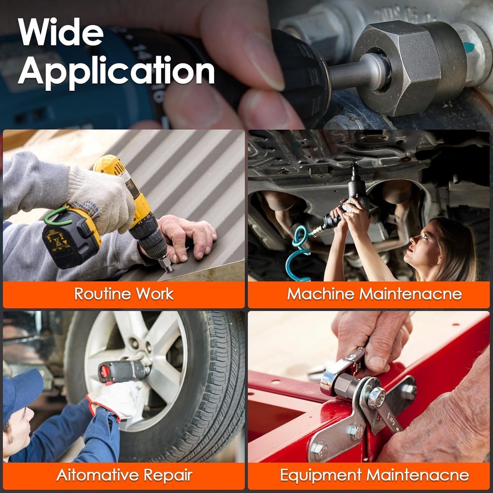 Easy Out Bolt Extractor Kit, 35 PCS Nut Socket Set, 1/4"...