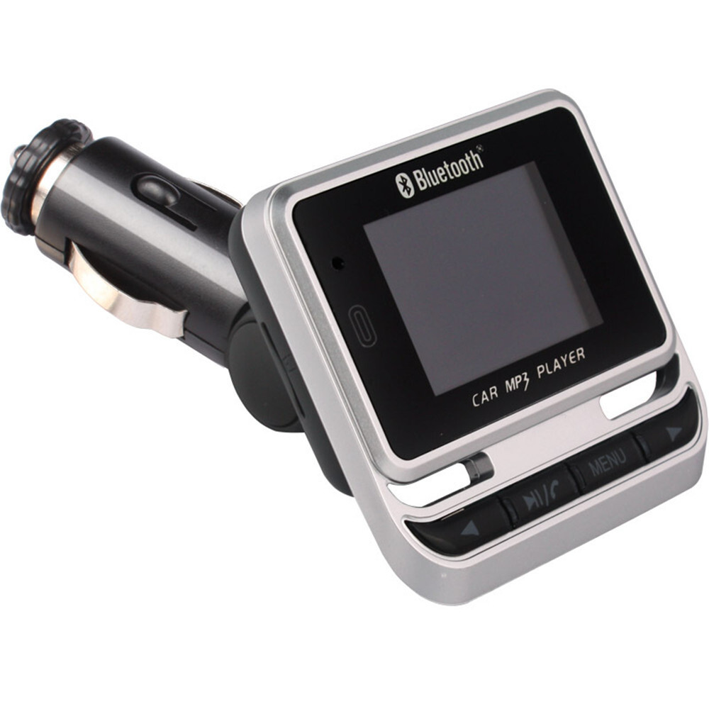 Bluetooth Car MP3 Player LCD FM Transmitter Hands-free USB Aux Cable Adapter Kit