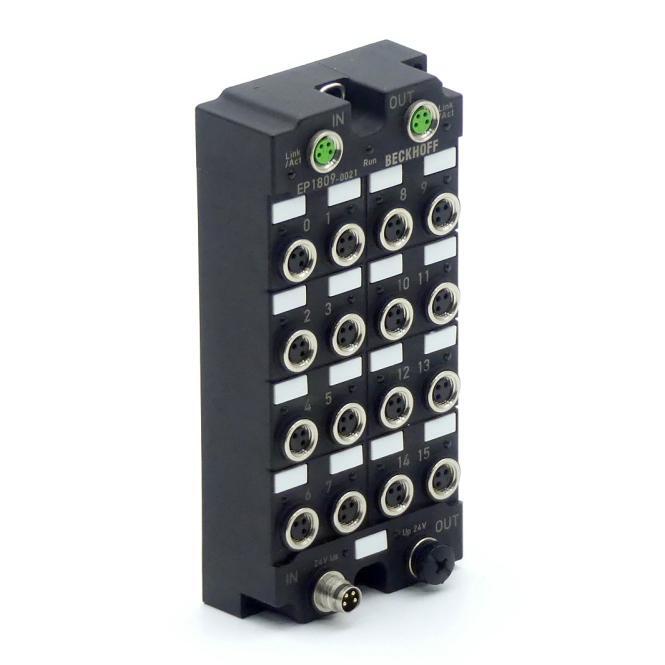 Beckhoff EtherCAT Box 16DI EP1809-0021