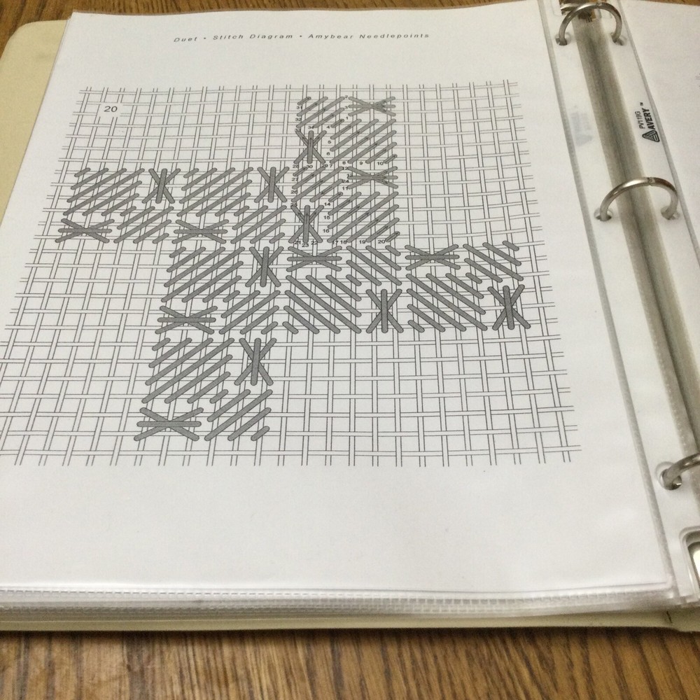 Original Needlepoint Pattern By Amybear (Amy Wolfson) 2005