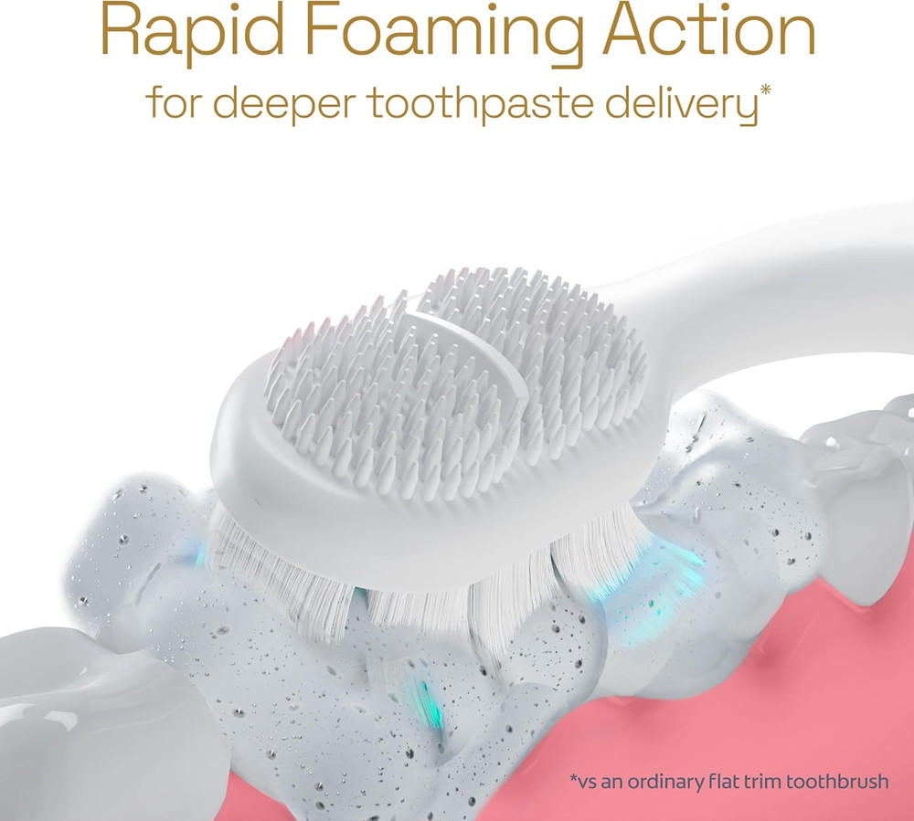 Total Active Prevention Foaming Clean Soft Toothbrushes, Soft Bristle Toothbrush