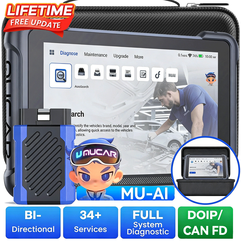 MUCAR 892BT Full System Auto Diagnostic Tool Bidirectional Scanner  Free Update