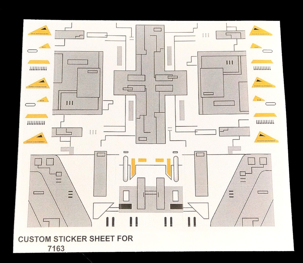 Custom Decal for 7163 Replacement Sticker for 7163