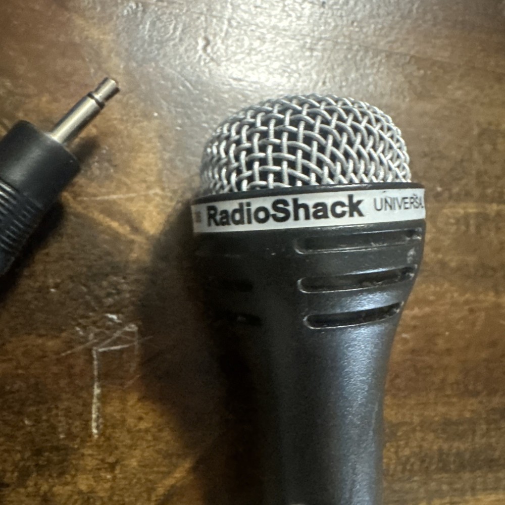 RadioShack Cassette Player Microphone