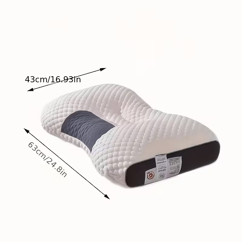 1/2 Pcs Ergonomic Neck Pillow Help Massage Soft Adjustable Sleeping 100% UPGRADE