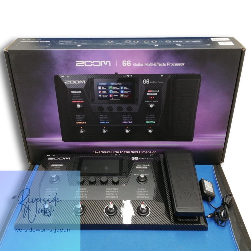 ZOOM G6 Multi-Effects Processor Guitar Pedal