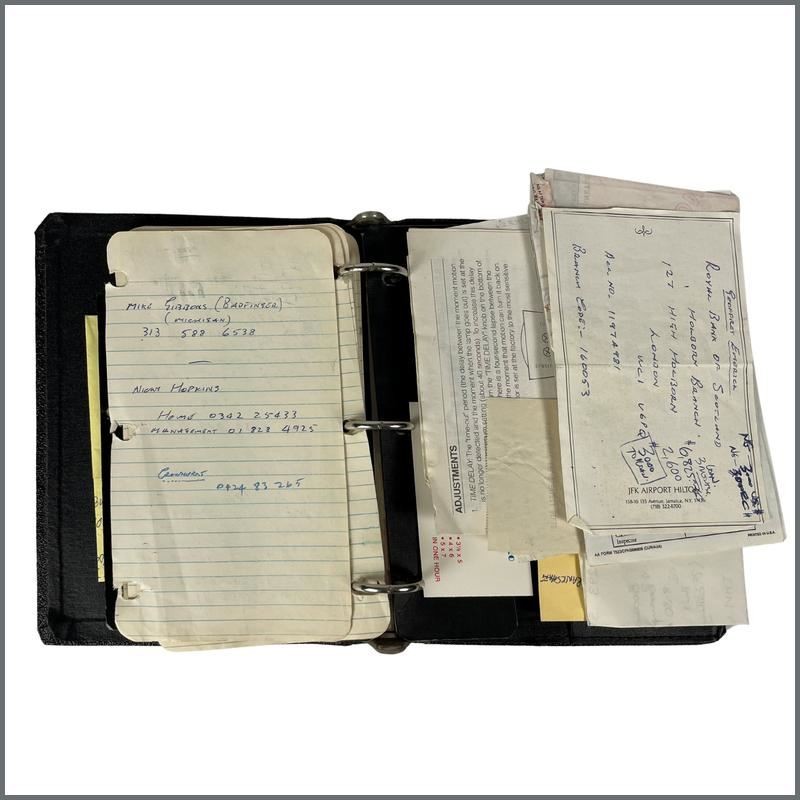 Geoff Emerick Owned Notebook (UK)