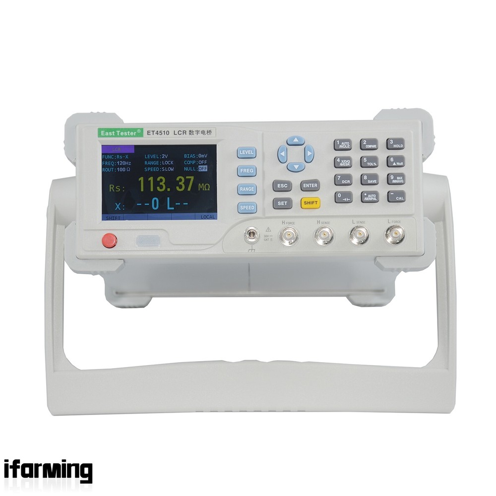 ET4510 Desktop LCR Tester Capacitance Inductance Meter 10Hz-100KHz Testing IFA