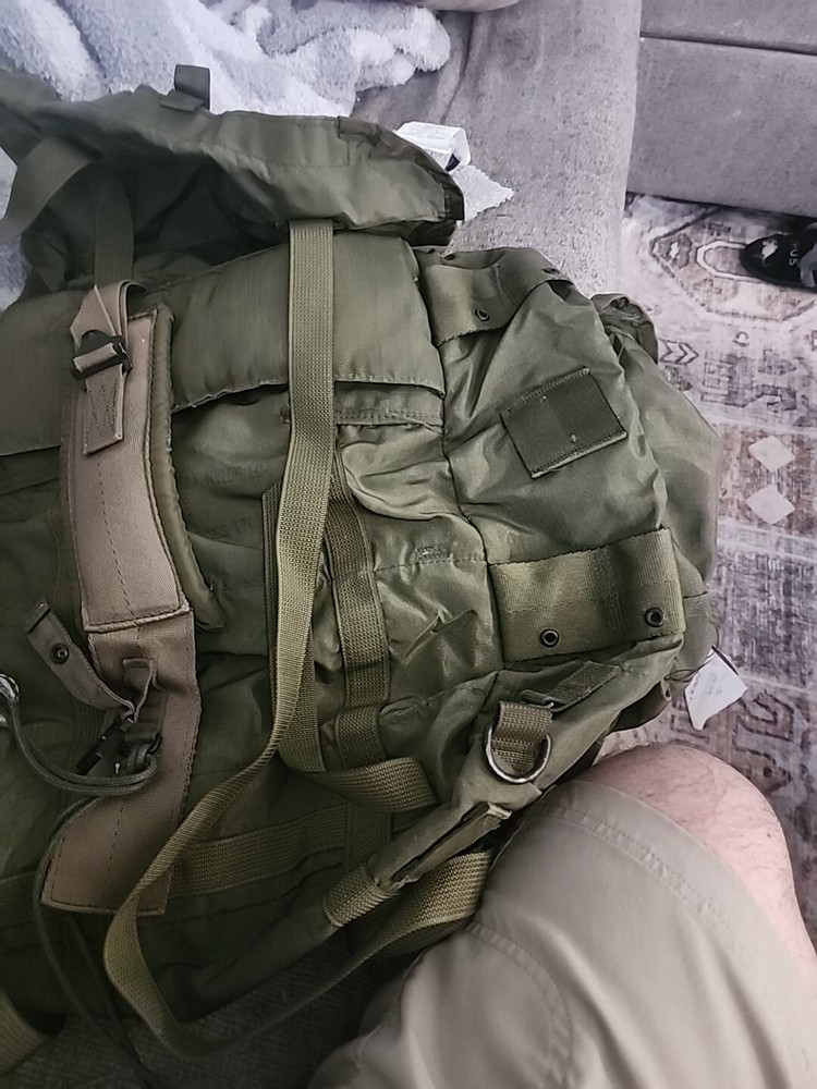 Fastek Vintage Military Back Pack. Missing One Sholder Strap.