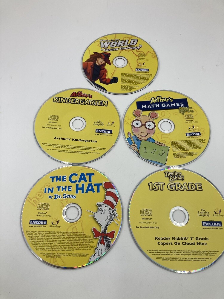 Encore Learn Bundle- Ensemble D’Apprentissage - 5 Learning Discs-Pre Owned