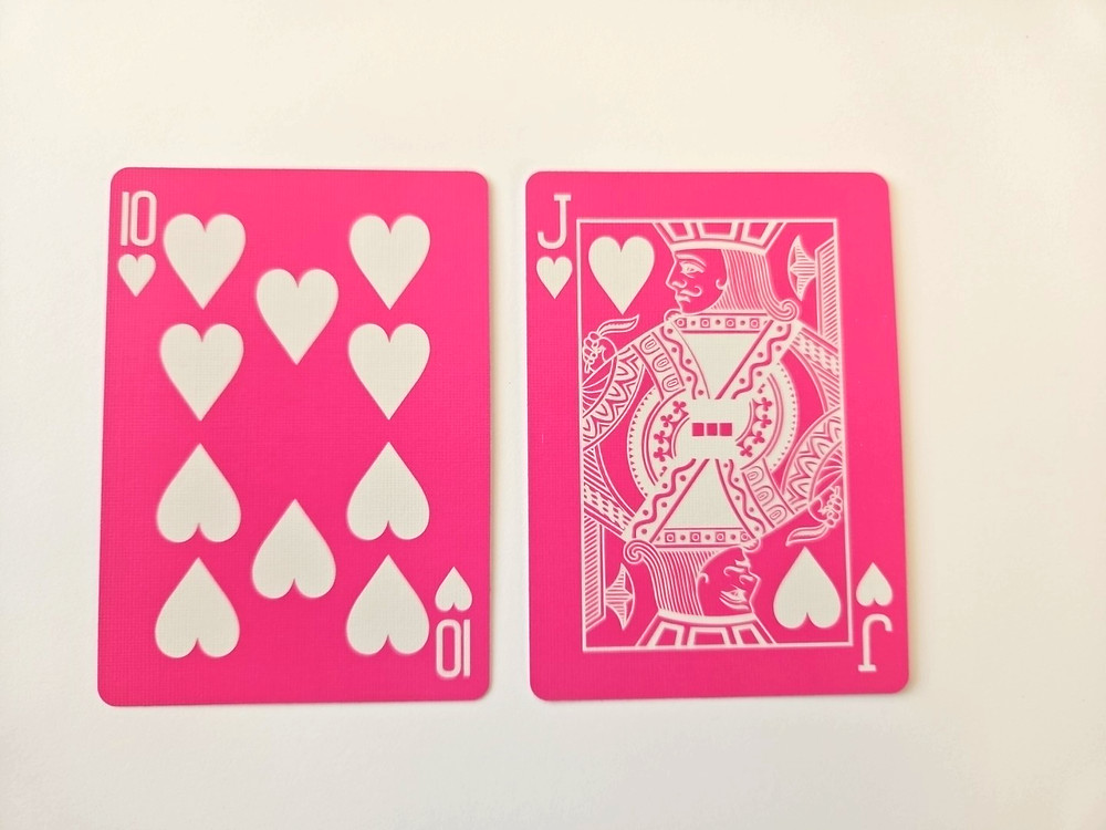 (2) Bicycle Hot Pink Playing Cards