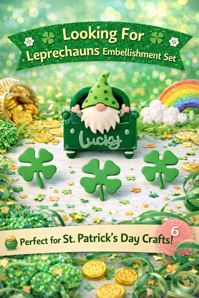 Looking for Leprechauns - Shelly's Buttons -  St Patrick's Day Gnome Craft Sew