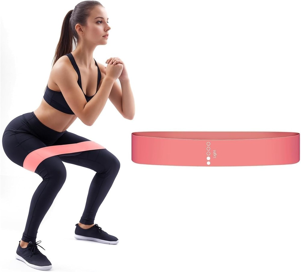 Adjustable Resistance Bands for Light Strength Training & Stretching - 5-Pack