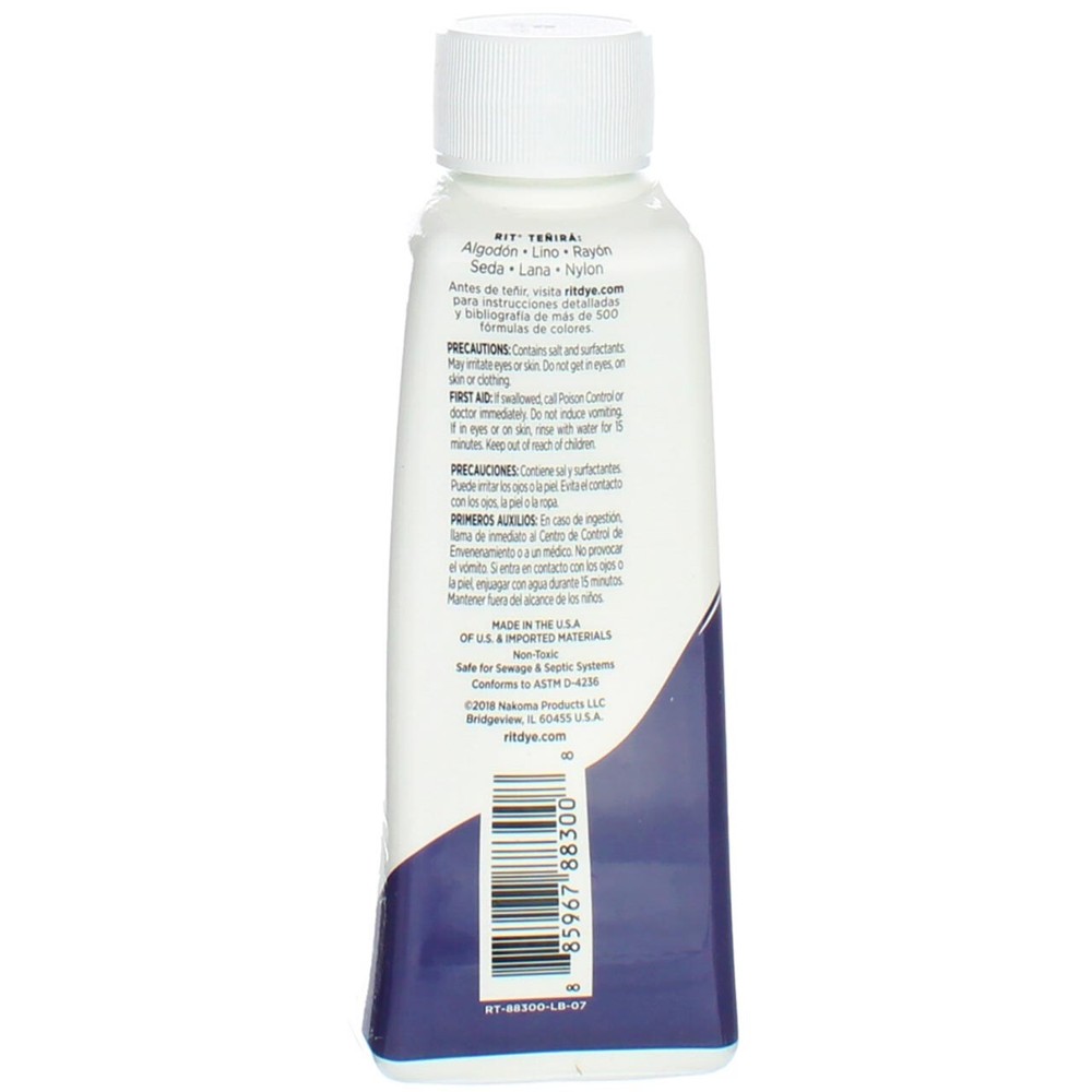 Rit All-Purpose Liquid Dye, Navy Blue, 8 fl oz