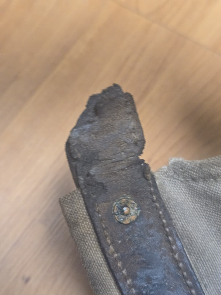 US Cavalry WW1 Horse Feedbag Marked US QMC
