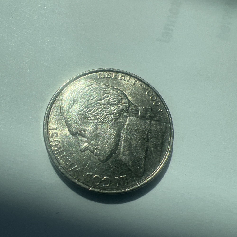 2 Sided Double Headed Nickel Front &Back both Heads 2 Different Years 2000/1982