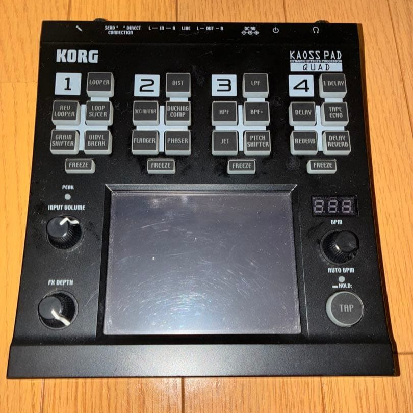 KORG Kaoss Pad Quad Multi Effects Processor Touchpad DJ Unit Used Tested