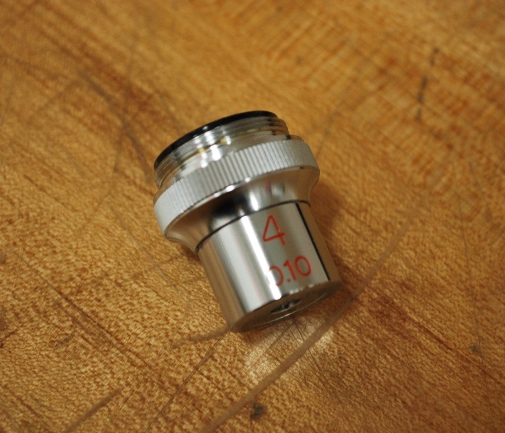 Unbranded 4 0.10 Microscope Lens - NEW