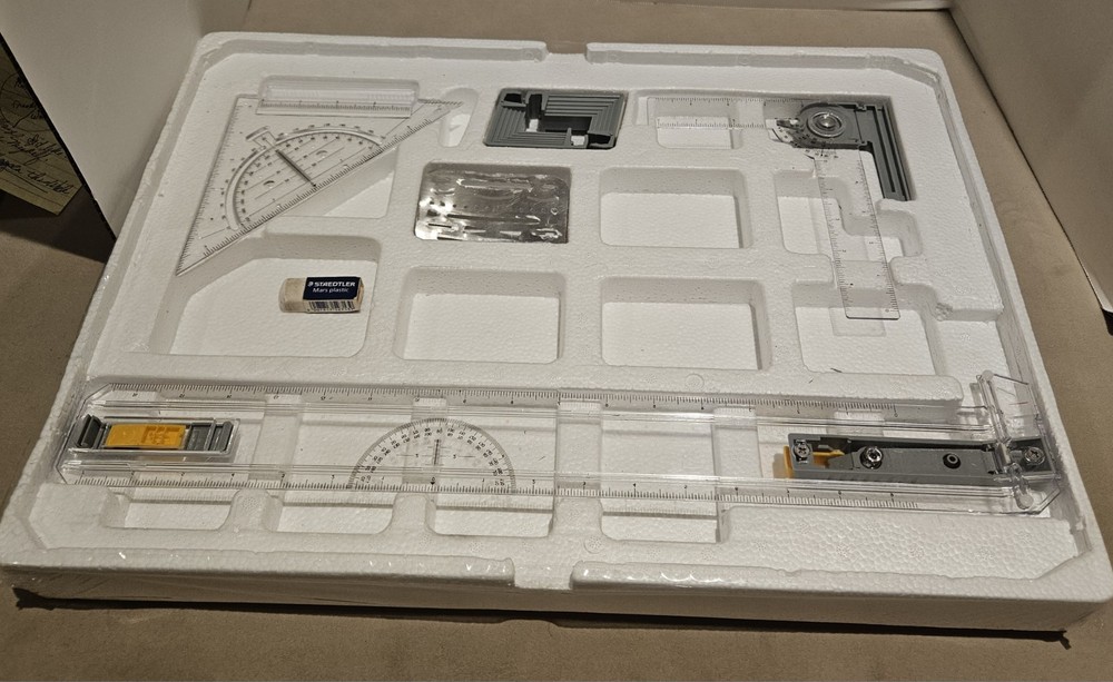 Drawing Board Drafting Table, Multifunctional Drawing Board Table with Clear...