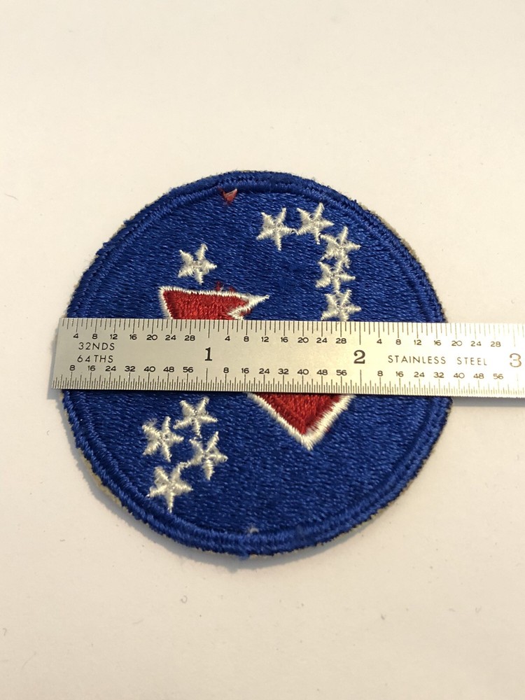 VINTAGE WWII US ARMY PACIFIC COMMAND USARPAC SHOULDER PATCH INSIGNIA WHITEBACK
