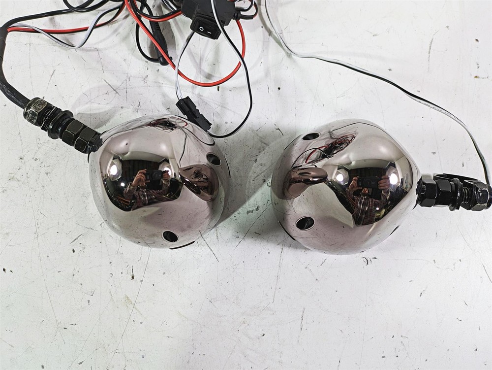 2002 Honda VTX1800 Retro Front Handlebar Speaker Set
