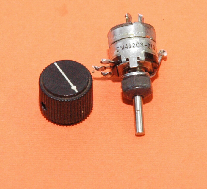 ROCKWELL COLLINS PRC-515 RU-20 - VOLUME POTENTIOMETER w/ SWITCH