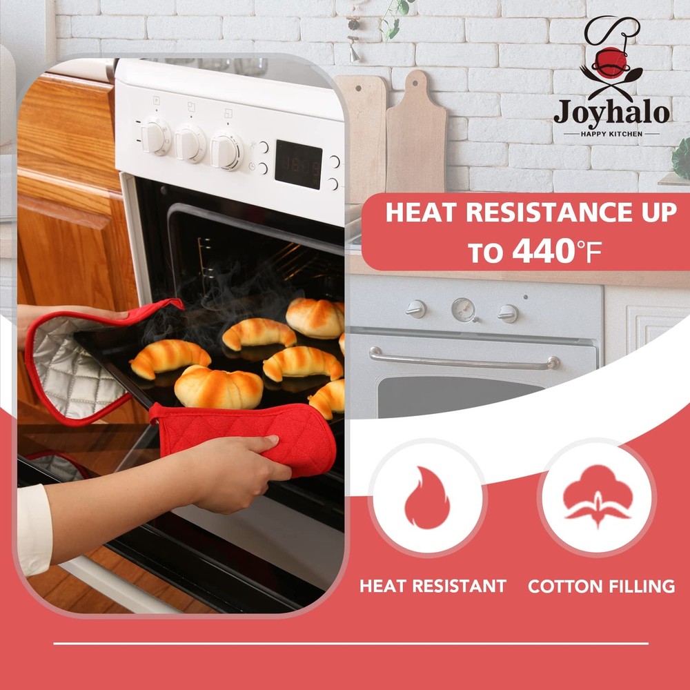 4 Pack Pot Holders for Kitchen Heat Resistant Pot Holders Sets Oven Hot